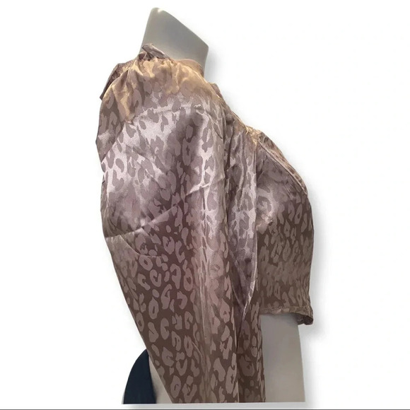 Milk & Honey Size Large Satin Cheetah Print Wired Bustier Top. New With Tags. - Picture 2 of 6